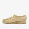 Wallabee para mujer en piel amarillo pálido