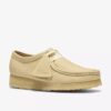 Wallabee para mujer en piel amarillo pálido