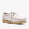 Wallabee para mujer en piel de grano blanco Wallabee para mujer en piel de grano blanco