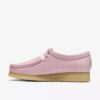 Wallabee para mujer en piel rosa bebé