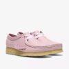 Wallabee para mujer en piel rosa bebé