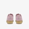 Wallabee para mujer en piel rosa bebé