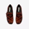 Wallabee para mujer. Wallabees marrones con estampado de vaca Wallabee para mujer. Wallabees marrones con estampado de vaca