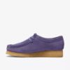 Wallabee para mujer: Wallabees morados con detalles llamativos Wallabee para mujer: Wallabees morados con detalles llamativos