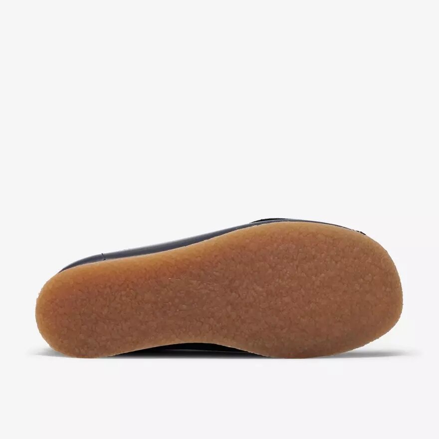 Wallabee para niños mayores, charol azul marino Wallabee para niños mayores, charol azul marino