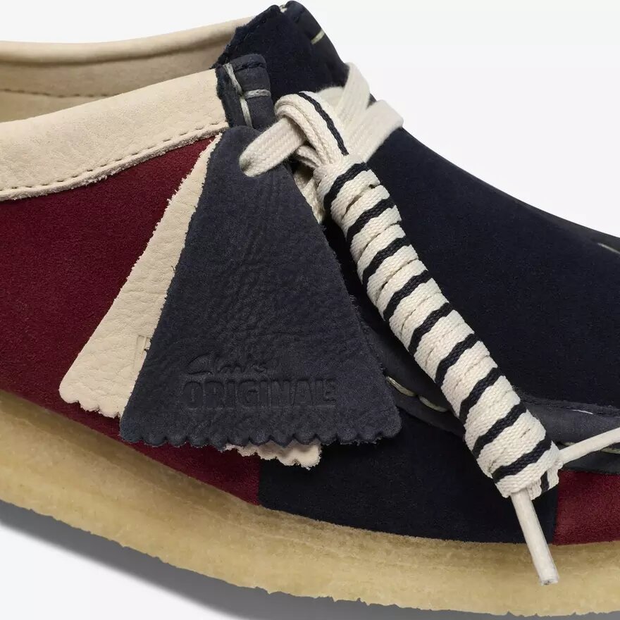 Wallabees de mujer con rayas azul marino Wallabees de mujer con rayas azul marino
