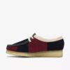 Wallabees de mujer con rayas azul marino Wallabees de mujer con rayas azul marino