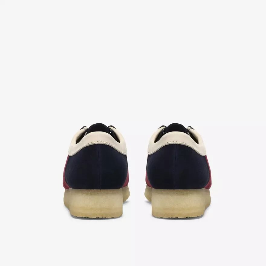 Wallabees de mujer con rayas azul marino Wallabees de mujer con rayas azul marino