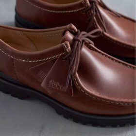 Wallabees Walla Yukoner de cuero marrón para hombre