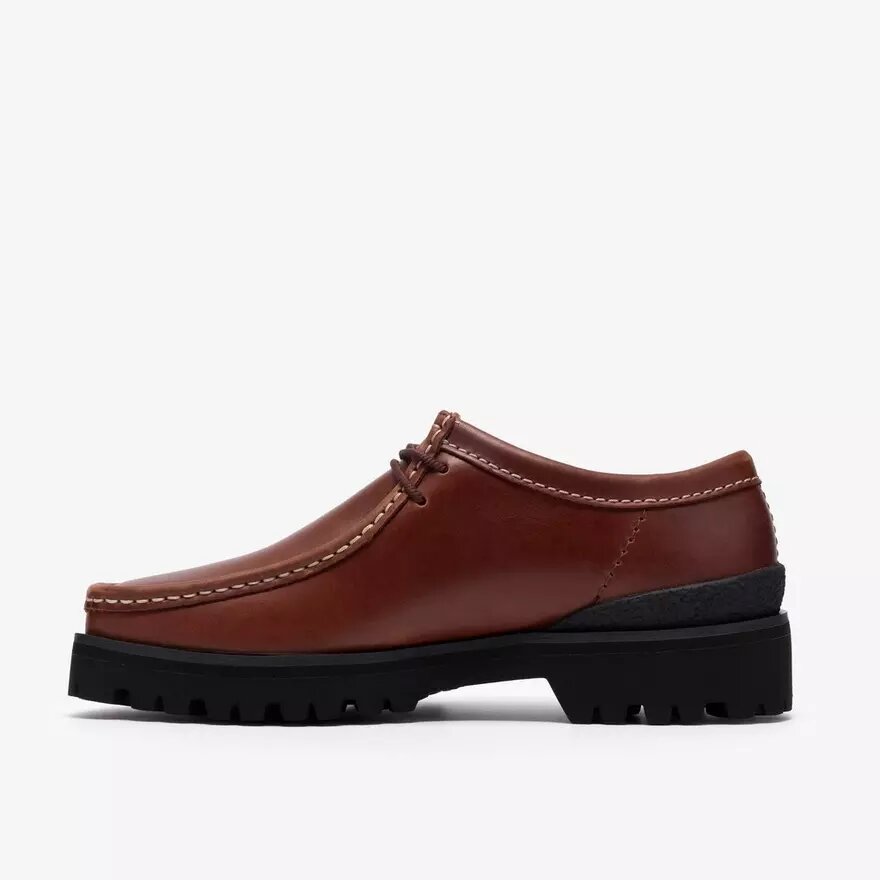 Wallabees Walla Yukoner de cuero marrón para hombre Wallabees Walla Yukoner de cuero marrón para hombre