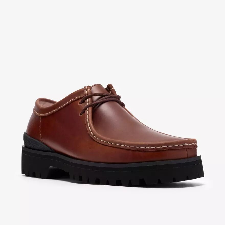Wallabees Walla Yukoner de cuero marrón para hombre Wallabees Walla Yukoner de cuero marrón para hombre