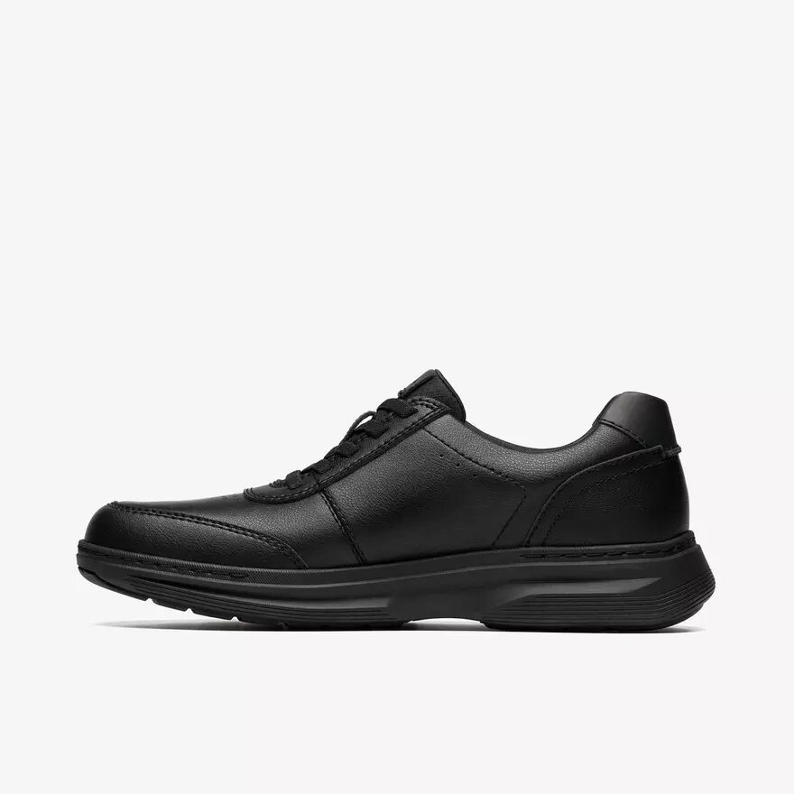Zapatilla de cordones Craftwell para hombre en piel negra | clarks Zapatilla de cordones Craftwell para hombre en piel negra | clarks