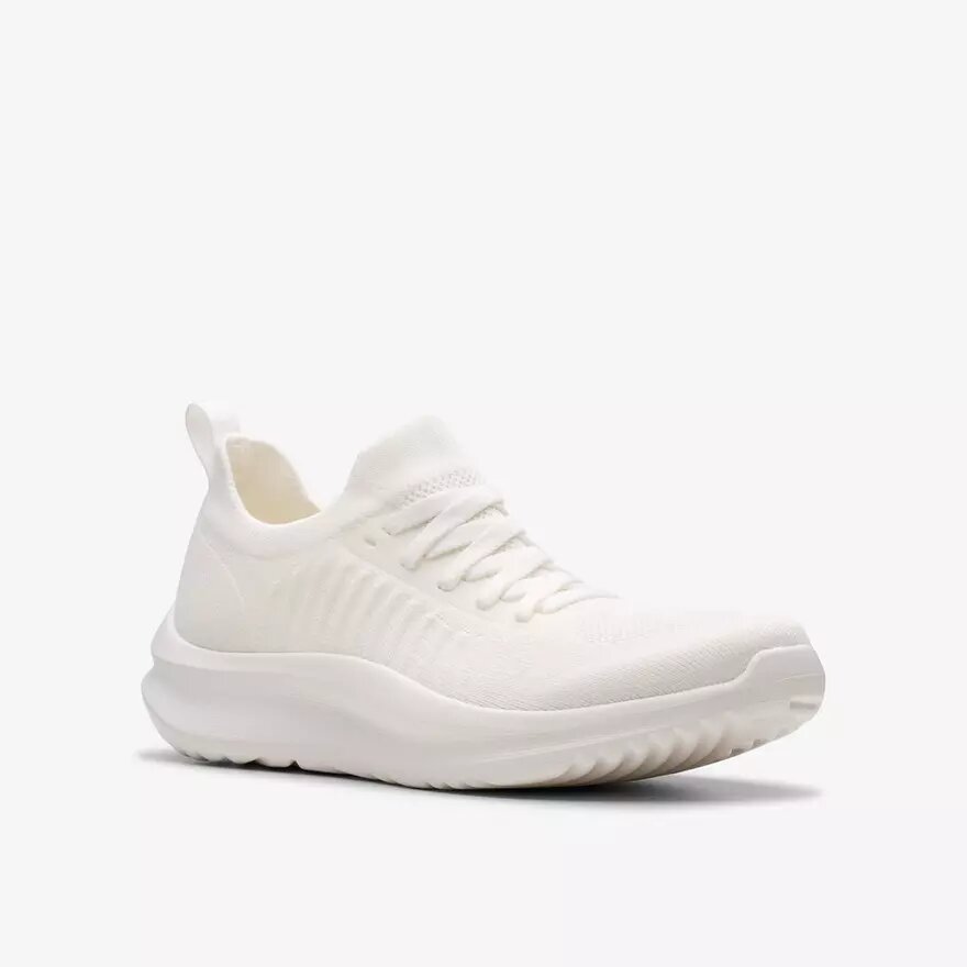 Zapatillas blancas con cordones Solevana para mujer Zapatillas blancas con cordones Solevana para mujer
