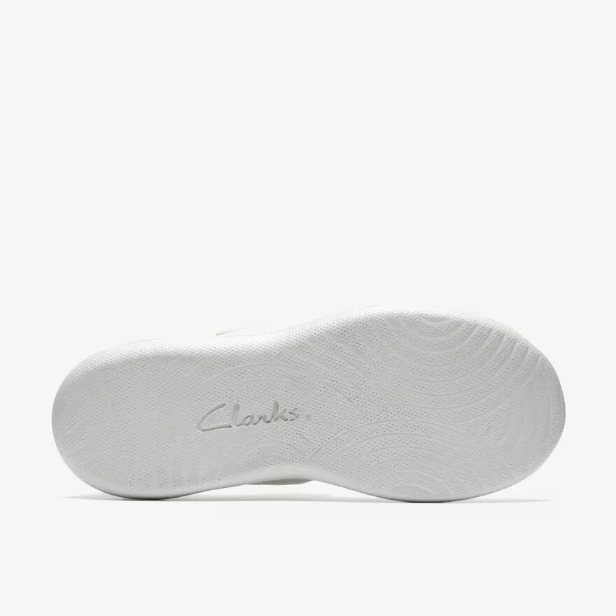 Zapatillas blancas con correa Solevana para mujer Zapatillas blancas con correa Solevana para mujer