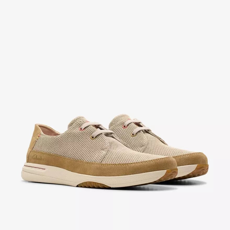 Zapatillas combinadas Easeway Lace Sand para hombre | Clark’s EE. UU. Zapatillas combinadas Easeway Lace Sand para hombre | Clark’s EE. UU.