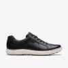 Zapatillas con cordones Mapstone de cuero negro para hombre Zapatillas con cordones Mapstone de cuero negro para hombre
