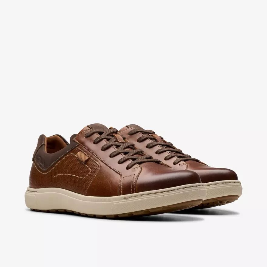 Zapatillas con cordones Mapstone de piel color tostado para hombre Zapatillas con cordones Mapstone de piel color tostado para hombre