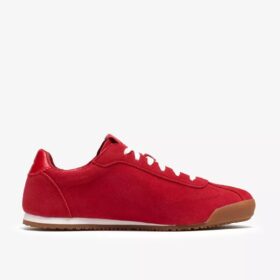Zapatillas de ante rojas Moritz Lo2 para mujer