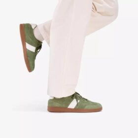 Zapatillas de ante Seco Speed para hombre en verde