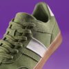 Zapatillas de ante Seco Speed para hombre en verde Zapatillas de ante Seco Speed para hombre en verde