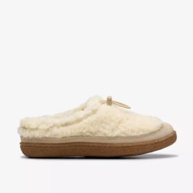 Zapatillas de casa Belle Wych para mujer en color marfil