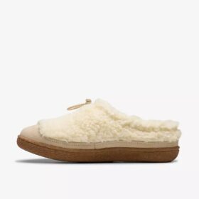Zapatillas de casa Belle Wych para mujer en color marfil