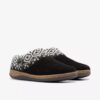 Zapatillas de casa de mujer Willowdean con jersey negro