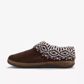 Zapatillas de casa de mujer Willowdean Sweater en marrón oscuro