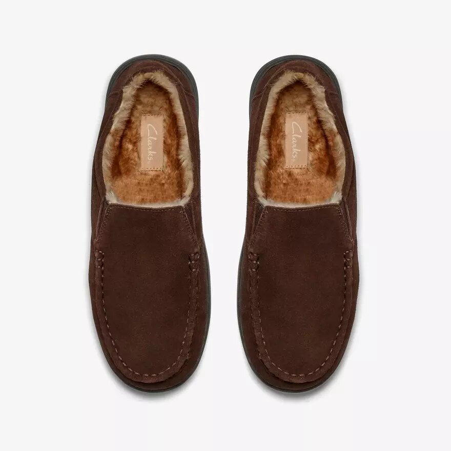Zapatillas de casa Gorstan Step marrones para hombre Zapatillas de casa Gorstan Step marrones para hombre