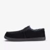 Zapatillas de casa Gorstan Step para hombre, en negro