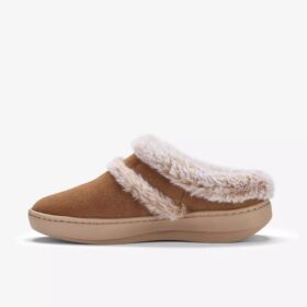 Zapatillas de casa Sklyar Rhode para mujer en color coñac