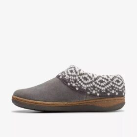 Zapatillas de casa Willowdean Sweater para mujer, gris oscuro