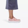 Zapatillas de cordones Solevana para mujer en rosa empolvado Zapatillas de cordones Solevana para mujer en rosa empolvado