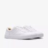 Zapatillas de cuero blancas Makea Court para mujer