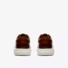 Zapatillas de cuero marrón claro Goswell Tie para hombre