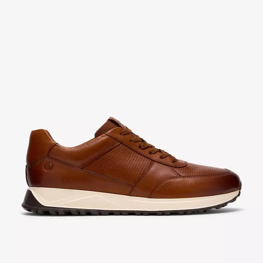Zapatillas de cuero marrón claro Radwell Tie para hombre Zapatillas de cuero marrón claro Radwell Tie para hombre