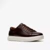 Zapatillas de cuero marrón Goswell Tie para hombre