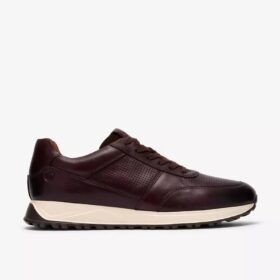 Zapatillas de cuero marrón Radwell Tie para hombre