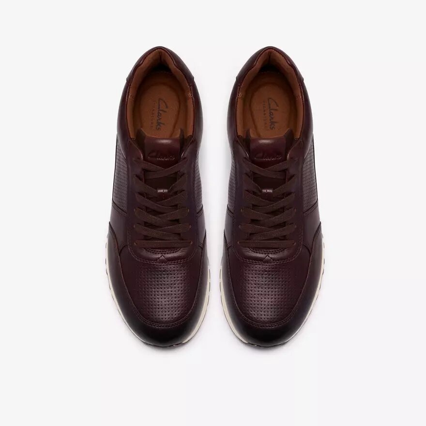 Zapatillas de cuero marrón Radwell Tie para hombre Zapatillas de cuero marrón Radwell Tie para hombre