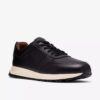 Zapatillas de cuero negro Radwell Tie para hombre Zapatillas de cuero negro Radwell Tie para hombre