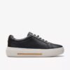 Zapatillas de paseo de cuero negro Hollyhock para mujer Zapatillas de paseo de cuero negro Hollyhock para mujer