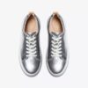 Zapatillas de paseo de piel plateadas Hollyhock para mujer Zapatillas de paseo de piel plateadas Hollyhock para mujer