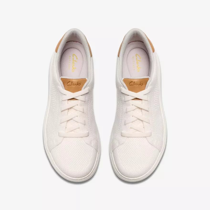 Zapatillas de paseo de punto blancas Nalle para mujer Zapatillas de paseo de punto blancas Nalle para mujer
