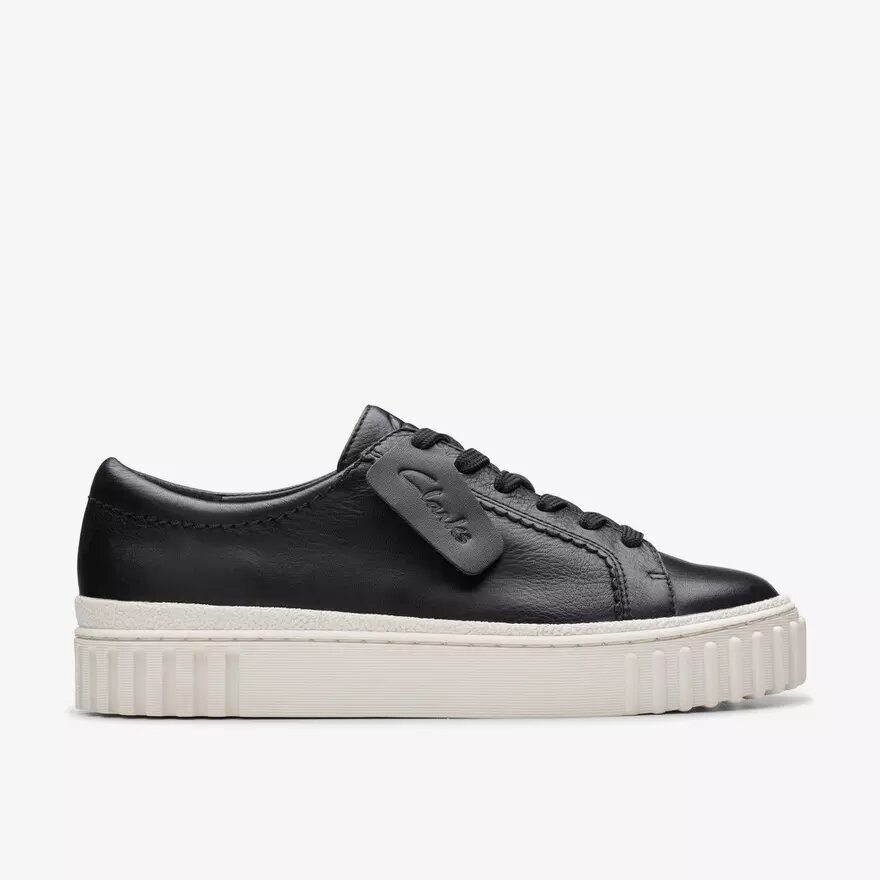 Zapatillas de paseo Mayhill de cuero negro para mujer Zapatillas de paseo Mayhill de cuero negro para mujer