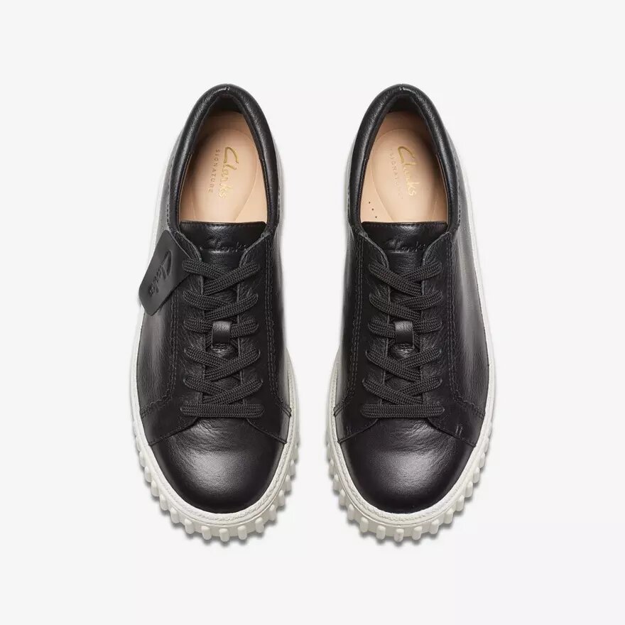 Zapatillas de paseo Mayhill de cuero negro para mujer Zapatillas de paseo Mayhill de cuero negro para mujer