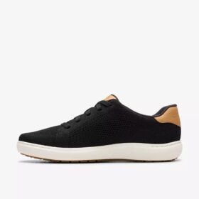 Zapatillas de paseo Nalle de punto negro para mujer