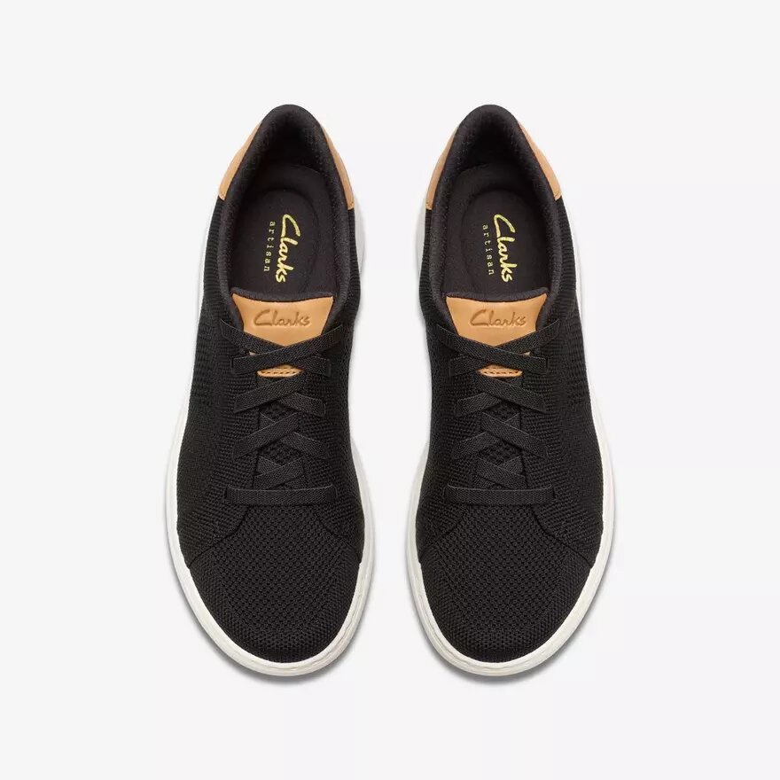 Zapatillas de paseo Nalle de punto negro para mujer Zapatillas de paseo Nalle de punto negro para mujer