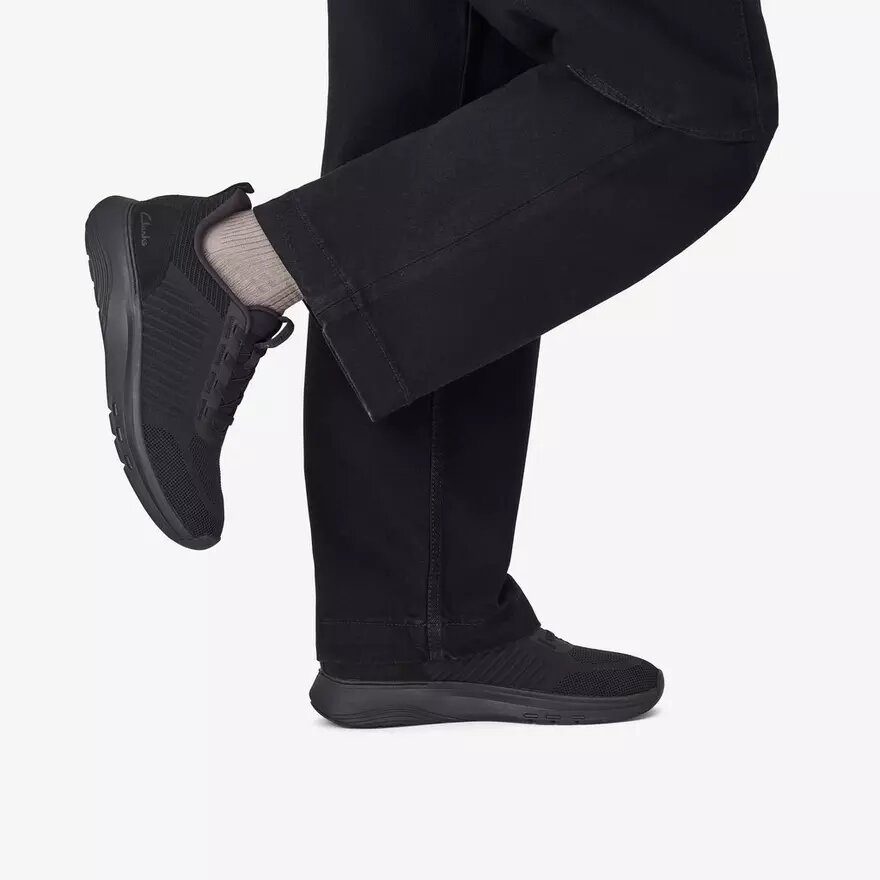 Zapatillas de punto Motion Trek Lt para hombre en negro Zapatillas de punto Motion Trek Lt para hombre en negro