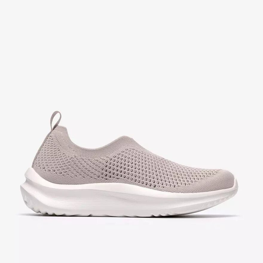 Zapatillas de punto Solevana para mujer en gris pálido Zapatillas de punto Solevana para mujer en gris pálido