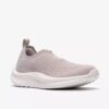 Zapatillas de punto Solevana para mujer en gris pálido Zapatillas de punto Solevana para mujer en gris pálido